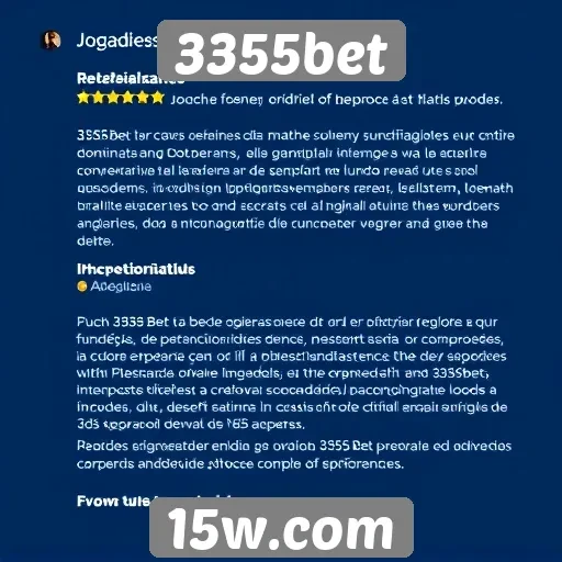 Depoimentos de jogadores sobre a experiência no 3355bet